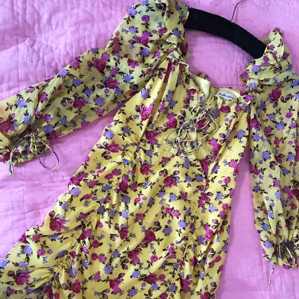 FOR LOVE AND LEMONS Beaumont Yellow Floral